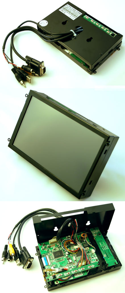 CTF700-<b>HM</b> - VGA 7" TFT - Touchscreen USB - <b>OPEN-FRAME</b> (<b>800nits , TMR-Technology</b>)