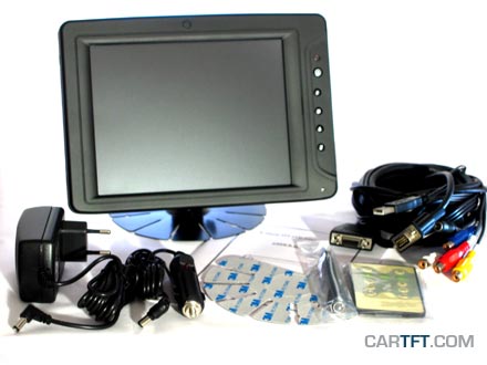 CTF846-<b>A</b> - VGA 8" TFT - Video -  Audio [<b>LED-Backlight</b>] (without TS)