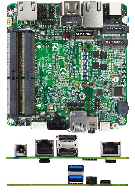 Jetway MU10-20 (i5-1145G7E Tiger Lake-UP3, NVME, 8K)