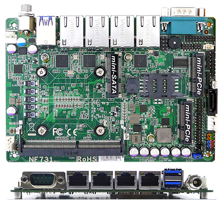 Jetway NF731-3965U (Intel Kabylake)